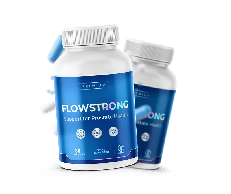 FlowStrong Premium Prostate Health Supplement – 30 Veggie Capsules, GMP-Certified, Made in USA